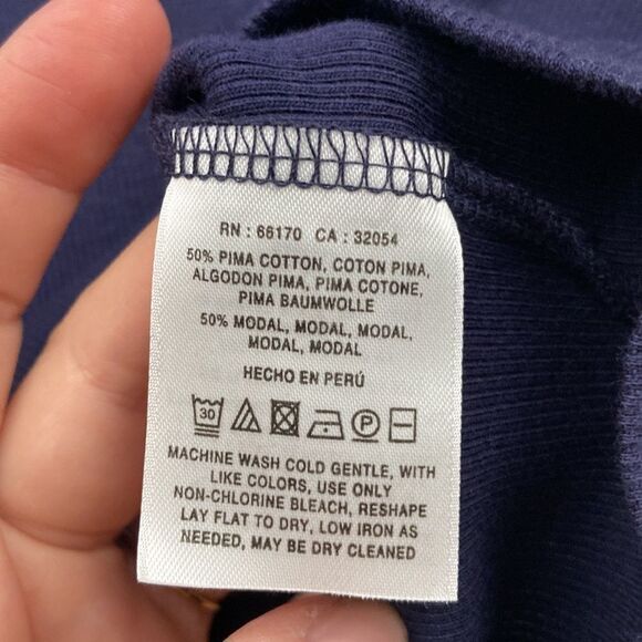 Anthropologie Ribbed Cold Shoulder Long Sleeve Shirt size Medium - Picture 5 of 7